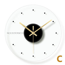Load image into Gallery viewer, Glass Wall Clock
