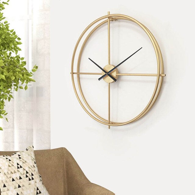 Gold Creative Wall Clock
