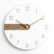 Load image into Gallery viewer, Wood Wall Clock
